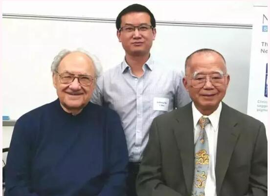 查錦東在美國普林斯頓拜會“果酸之父”史考特博士及余瑞錦博士。